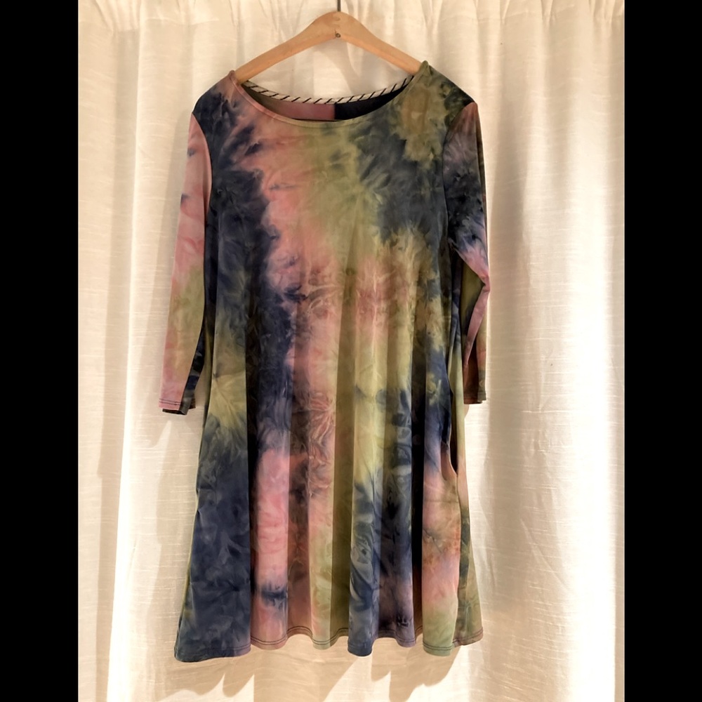 Tie Dye Dress with pockets